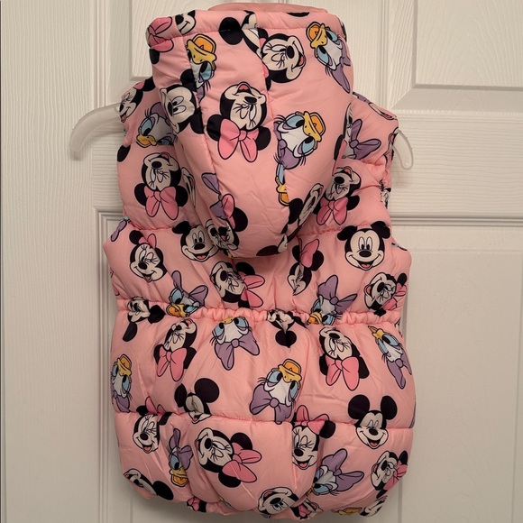Pink Minnie Mouse Hooded Puffer Vest for Kids - Picture 5 of 9